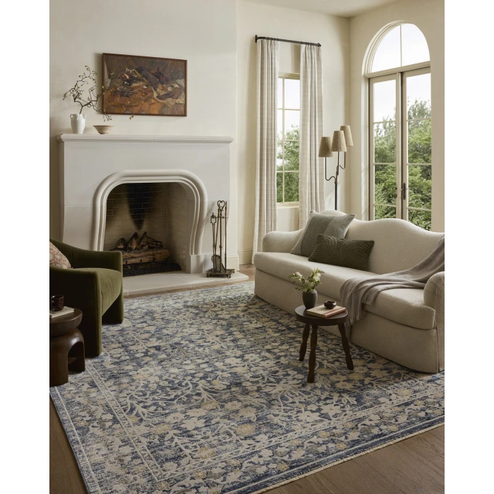 Loloi Clarisse Blue / Beige CLS-05 2ft.-6in. X 7ft.-6in. Rect. Rug