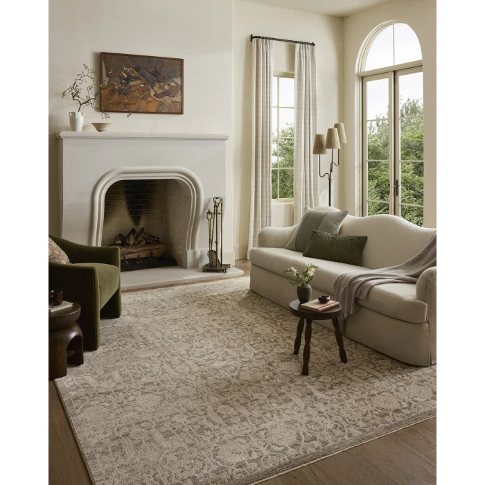 Loloi Clarisse Fog / Bone CLS-06 6ft.-3in. X 9ft.-6in. Rect. Rug