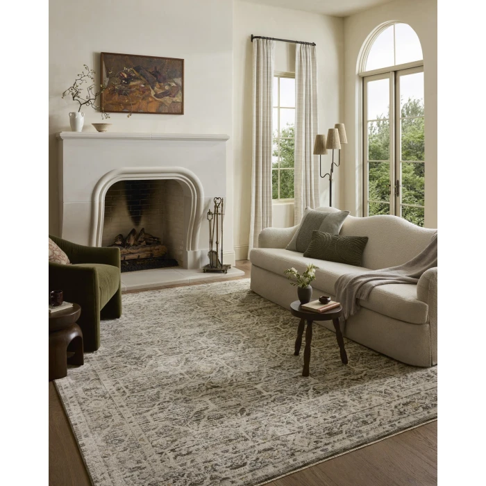 Loloi Clarisse Olive / Ivory CLS-08 11ft.-6in. X 15ft.-7in. Rect. Rug