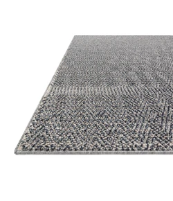 Loloi Cole COL-02 DENIM / GREY Area Rug 2 ft. 7 in. X 10 ft. 0 in. Rectangle