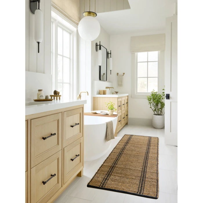 Angela Rose x Loloi Colton Natural / Black CON-01 2 ft. X 3 ft. Rectangle Rug