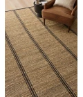 Angela Rose x Loloi Colton Natural / Black CON-01 7 ft. 6 in. X 9 ft. 6 in. Rectangle Rug