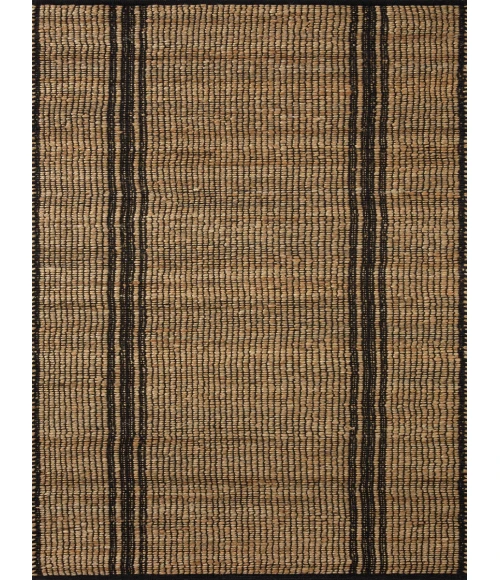 Angela Rose x Loloi Colton Natural / Black CON-01 7 ft. 6 in. X 9 ft. 6 in. Rectangle Rug