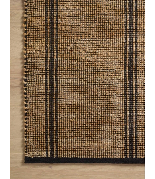 Angela Rose x Loloi Colton Natural / Black CON-01 7 ft. 6 in. X 9 ft. 6 in. Rectangle Rug