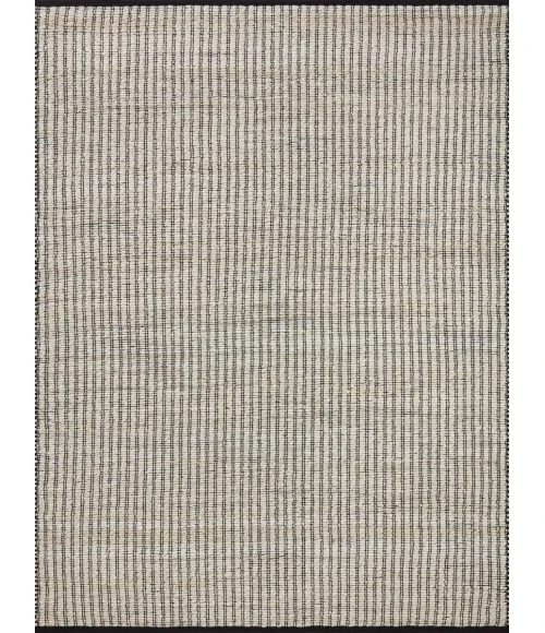 Angela Rose x Loloi Colton Ivory / Black CON-02 5 ft. X 7 ft. Rectangle Rug