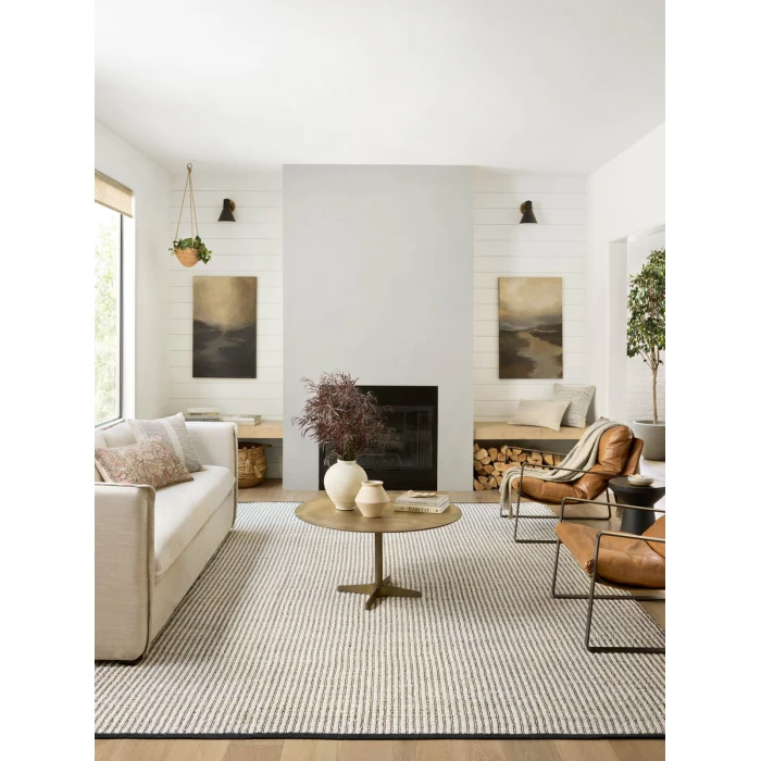 Angela Rose x Loloi Colton Ivory / Black CON-02 2 ft. X 3 ft. Rectangle Rug