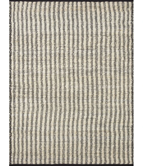 Angela Rose x Loloi Colton Ivory / Black CON-02 5 ft. X 7 ft. Rectangle Rug