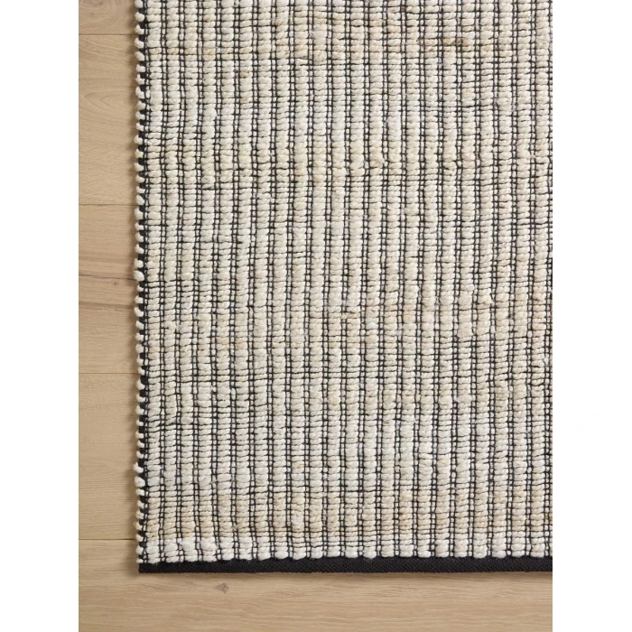 Angela Rose x Loloi Colton Ivory / Black CON-02 2 ft. X 3 ft. Rectangle Rug