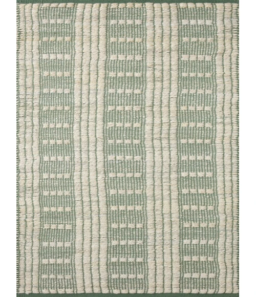Angela Rose x Loloi Colton Ivory / Sage CON-03 7 ft. 6 in. X 9 ft. 6 in. Rectangle Rug