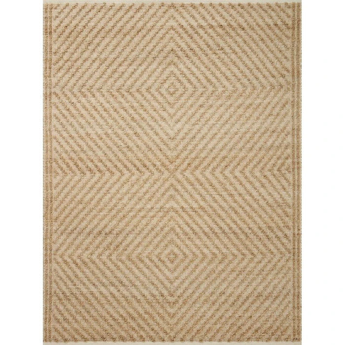 Angela Rose x Loloi Colton Natural / Ivory CON-04 5 ft. X 7 ft. Rectangle Rug