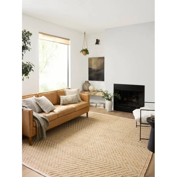 Angela Rose x Loloi Colton Natural / Ivory CON-04 5 ft. X 7 ft. Rectangle Rug
