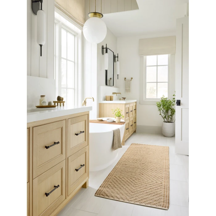 Angela Rose x Loloi Colton Natural / Ivory CON-04 5 ft. X 7 ft. Rectangle Rug