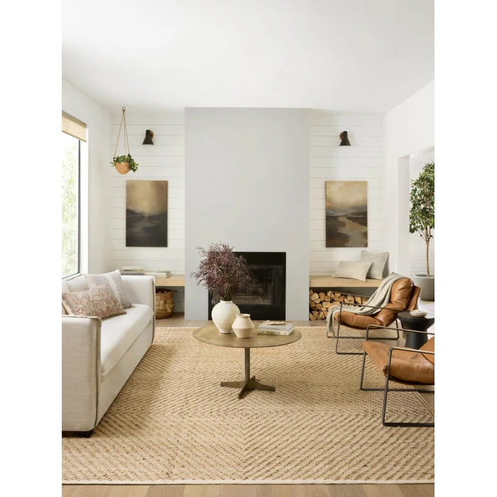 Angela Rose x Loloi Colton Natural / Ivory CON-04 5 ft. X 7 ft. Rectangle Rug