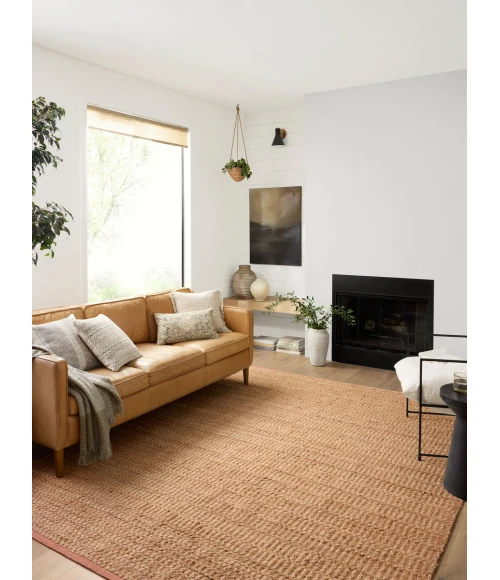 Angela Rose x Loloi Colton Natural / Clay CON-05 7 ft. 6 in. X 9 ft. 6 in. Rectangle Rug