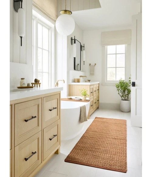 Angela Rose x Loloi Colton Natural / Clay CON-05 7 ft. 6 in. X 9 ft. 6 in. Rectangle Rug