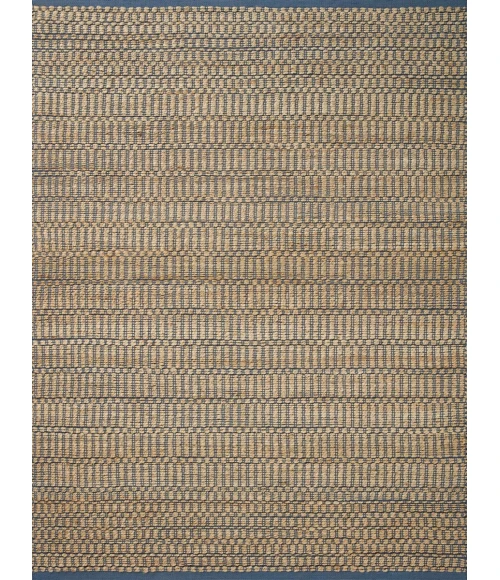 Angela Rose x Loloi Colton Natural / Navy CON-05 7 ft. 6 in. X 9 ft. 6 in. Rectangle Rug