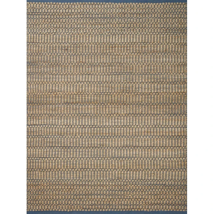Angela Rose x Loloi Colton Natural / Navy CON-05 4 ft. X 6 ft. Rectangle Rug