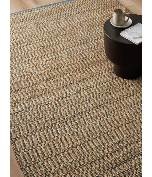 Angela Rose x Loloi Colton Natural / Navy CON-05 7 ft. 6 in. X 9 ft. 6 in. Rectangle Rug