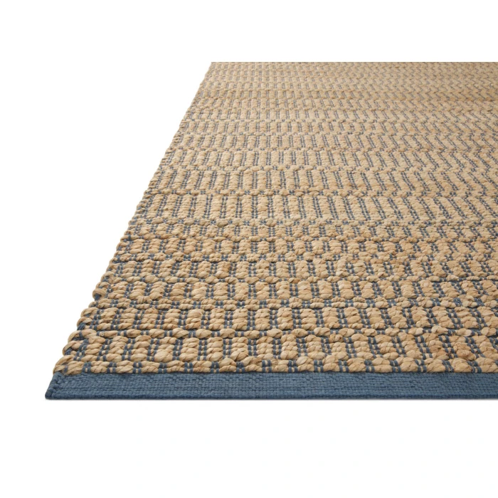 Angela Rose x Loloi Colton Natural / Navy CON-05 4 ft. X 6 ft. Rectangle Rug