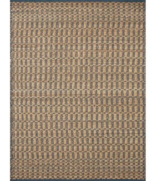 Angela Rose x Loloi Colton Natural / Navy CON-05 7 ft. 6 in. X 9 ft. 6 in. Rectangle Rug