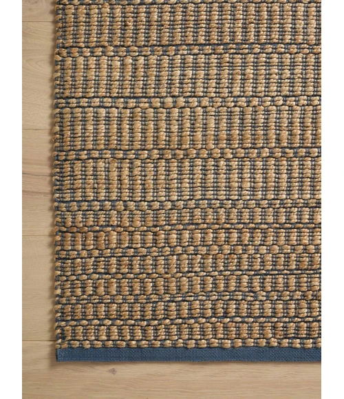 Angela Rose x Loloi Colton Natural / Navy CON-05 7 ft. 6 in. X 9 ft. 6 in. Rectangle Rug