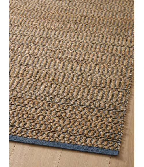 Angela Rose x Loloi Colton Natural / Navy CON-05 7 ft. 6 in. X 9 ft. 6 in. Rectangle Rug