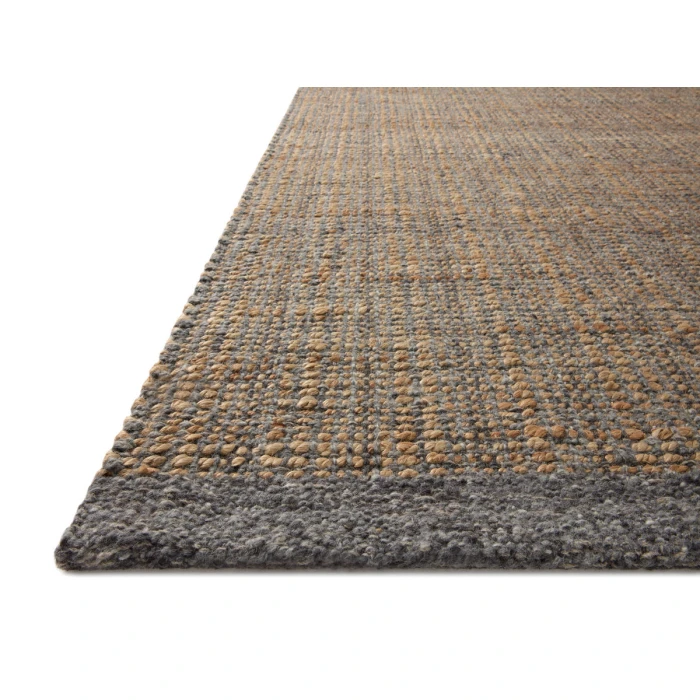 Jean Stoffer x Loloi Cornwall Charcoal / Natural CRN-01 8 ft. 6 in. X 11 ft. 6 in. Rectangle Rug