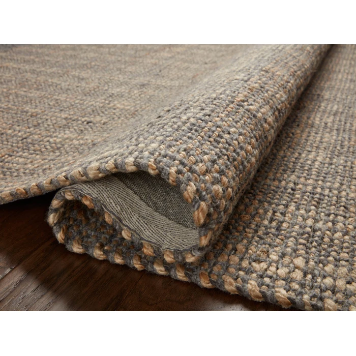 Jean Stoffer x Loloi Cornwall Charcoal / Natural CRN-01 8 ft. 6 in. X 11 ft. 6 in. Rectangle Rug
