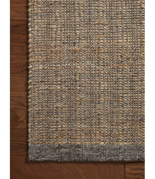 Jean Stoffer x Loloi Cornwall Charcoal / Natural CRN-01 2 ft. 3 in. X 3 ft. 9 in. Rectangle Rug