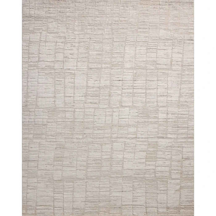 Jean Stoffer x Loloi Daniel Antique Ivory DAN-01 18in. X 18in. Sample Rect. Rug