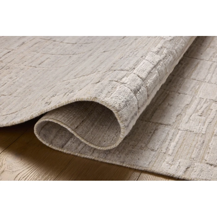 Jean Stoffer x Loloi Daniel Antique Ivory DAN-01 18in. X 18in. Sample Rect. Rug