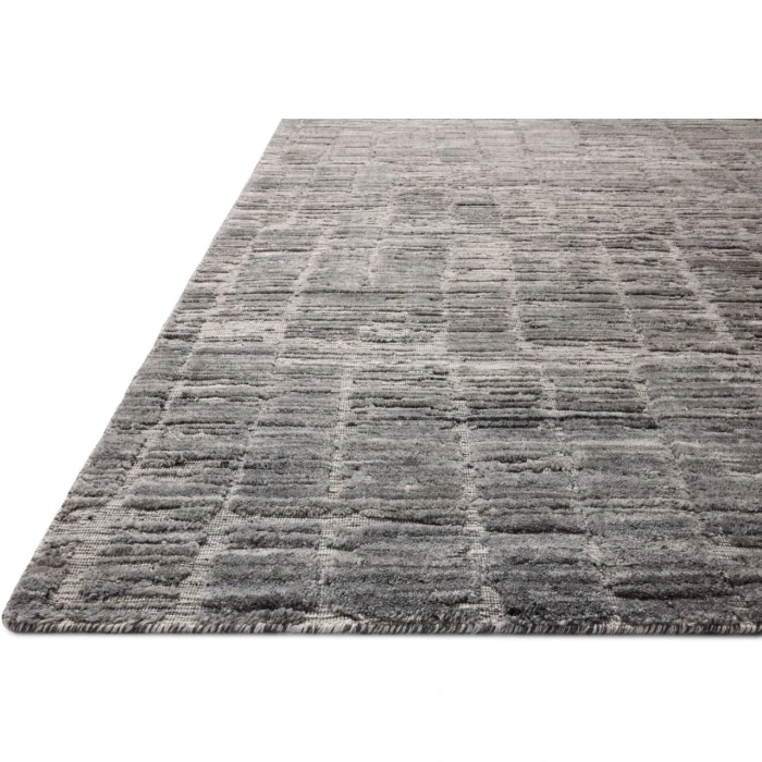 Jean Stoffer x Loloi Daniel Slate DAN-01 18in. X 18in. Sample Rect. Rug