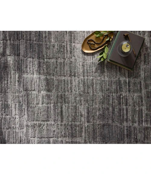 Jean Stoffer x Loloi Daniel Slate DAN-01 5ft.-6in. X 8ft.-6in. Rect. Rug