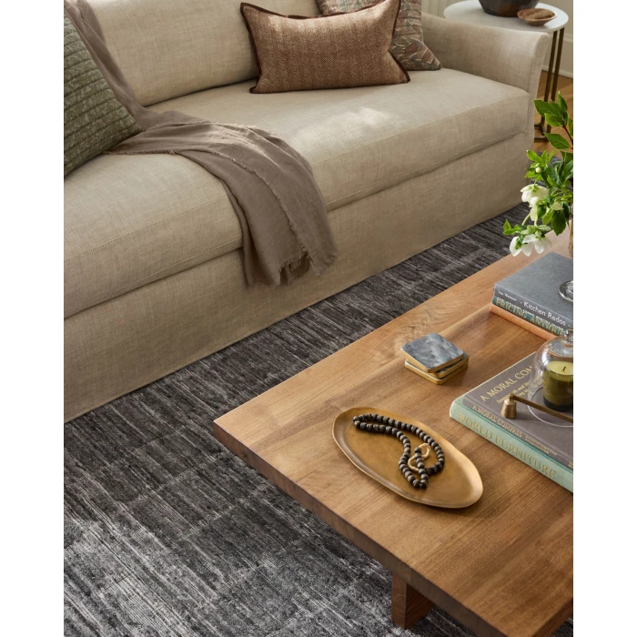 Jean Stoffer x Loloi Daniel Slate DAN-01 18in. X 18in. Sample Rect. Rug