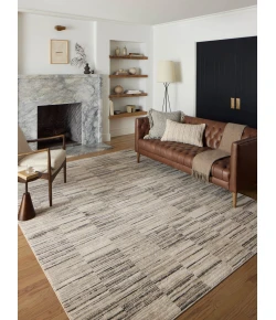 Loloi Darby Charcoal / Sand DAR-01 2 ft. 7 in. X 8 ft. Rectangle Rug