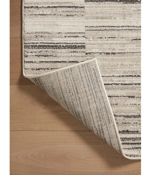 Loloi II Darby Charcoal / Sand 4'-0" x 6'-0" Accent Rug