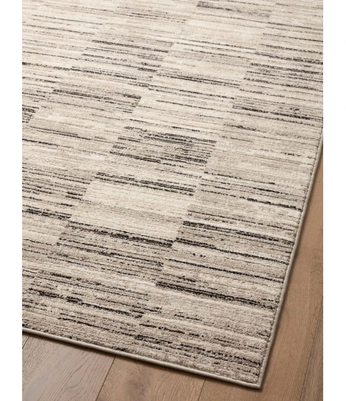 Loloi II Darby Charcoal / Sand 4'-0" x 6'-0" Accent Rug