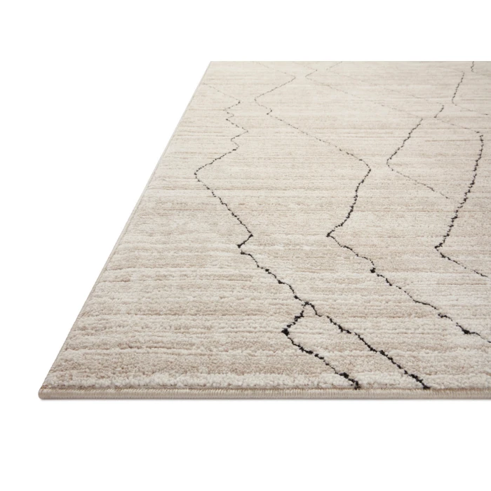 Loloi II Darby Sand / Charcoal 2'-7" x 8'-0" Runner Rug
