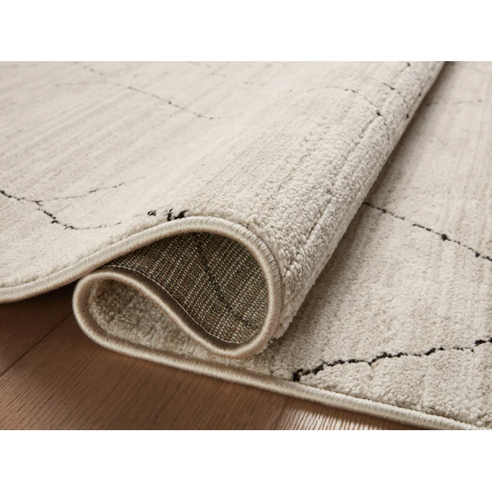 Loloi II Darby Sand / Charcoal 2'-7" x 8'-0" Runner Rug