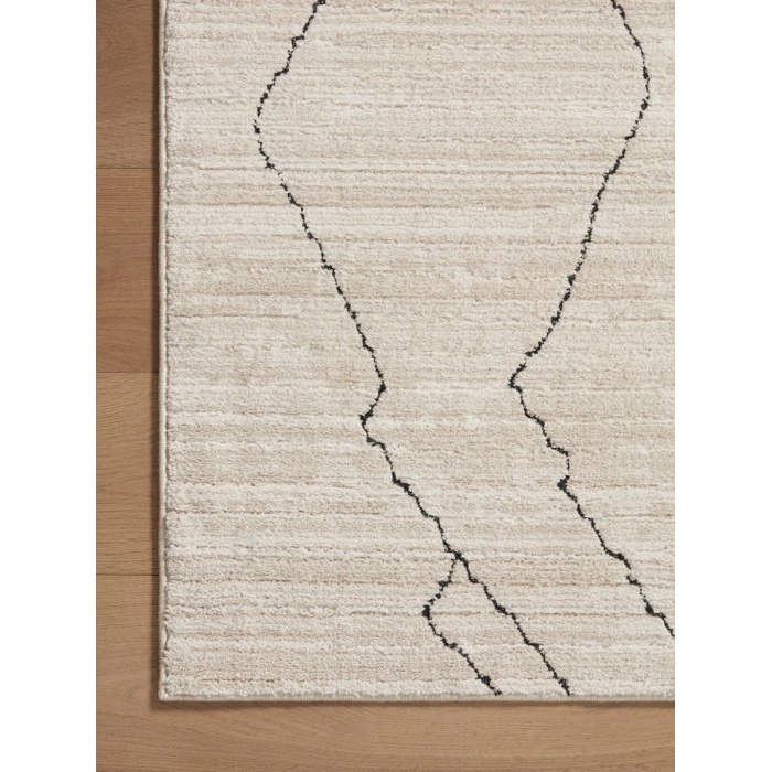 Loloi II Darby Sand / Charcoal 2'-7" x 8'-0" Runner Rug