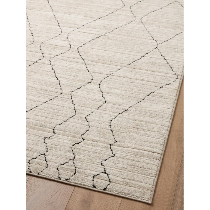 Loloi II Darby Sand / Charcoal 2'-7" x 8'-0" Runner Rug
