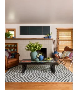 Loloi Dorado DB-03 black / IVORY Area Rug 7 ft. 9 in. X 9 ft. 9 in. Rectangle