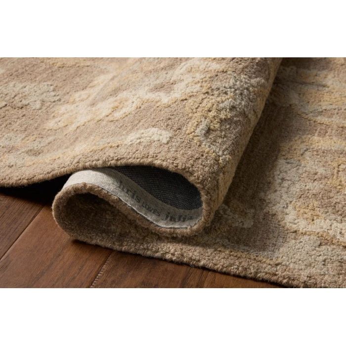 Chris Loves Julia x Loloi Dorothea Bark / Stone DRT-01 5ft. X 7ft.-6in. Rect. Rug