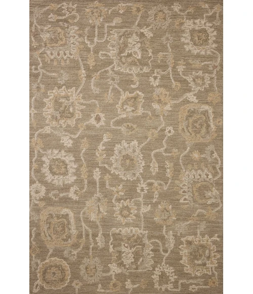Chris Loves Julia x Loloi Dorothea Oak / Natural DRT-01 11ft.-6in. X 15ft. Rect. Rug