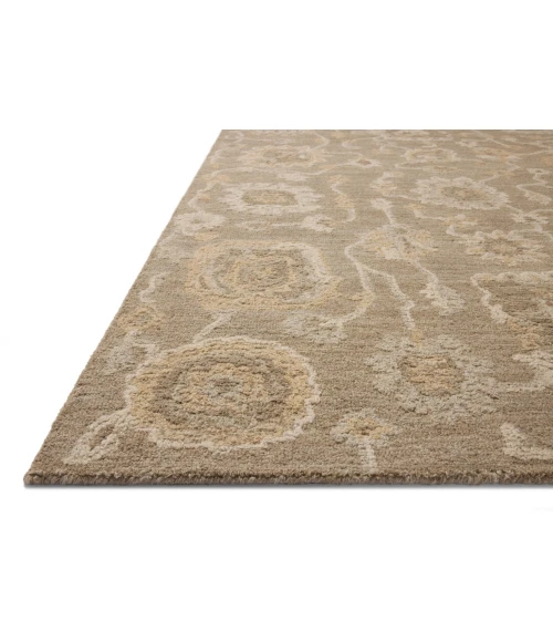 Chris Loves Julia x Loloi Dorothea Oak / Natural DRT-01 11ft.-6in. X 15ft. Rect. Rug