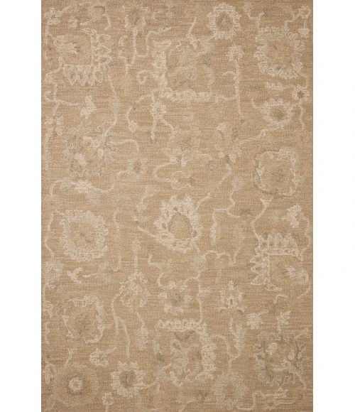 Chris Loves Julia x Loloi Dorothea Sand / Pebble DRT-01 11ft.-6in. X 15ft. Rect. Rug