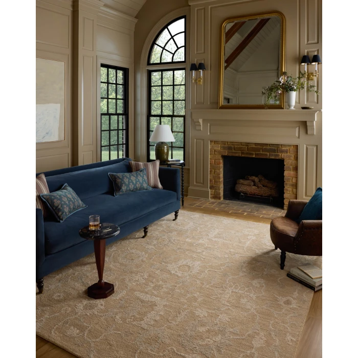 Chris Loves Julia x Loloi Dorothea Sand / Pebble DRT-01 2ft.-6in. X 9ft.-9in. Rect. Rug