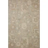 Chris Loves Julia x Loloi Dorothea Stone / Multi DRT-01 11ft.-6in. X 15ft. Rect. Rug