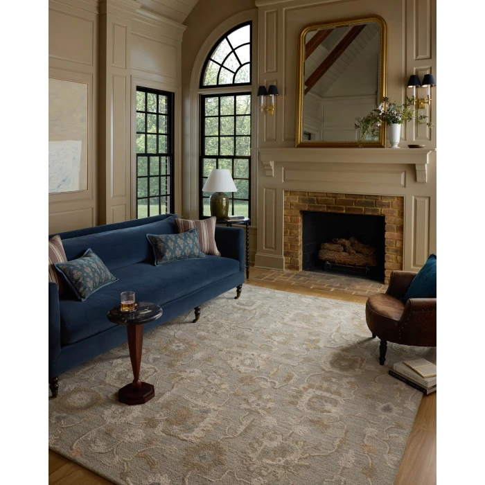 Chris Loves Julia x Loloi Dorothea Stone / Multi DRT-01 2ft.-6in. X 7ft.-6in. Rect. Rug