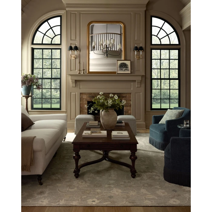 Chris Loves Julia x Loloi Dorothea Stone / Multi DRT-01 2ft.-6in. X 7ft.-6in. Rect. Rug